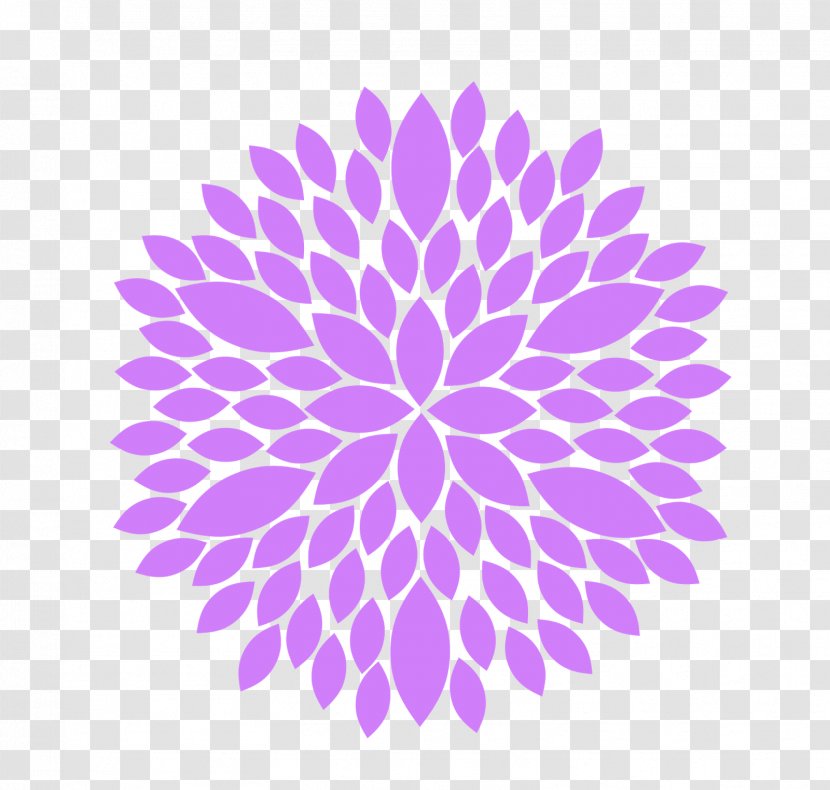 Clip Art Openclipart Flower Free Content Purple - Dahlia - Begonia Transparent PNG