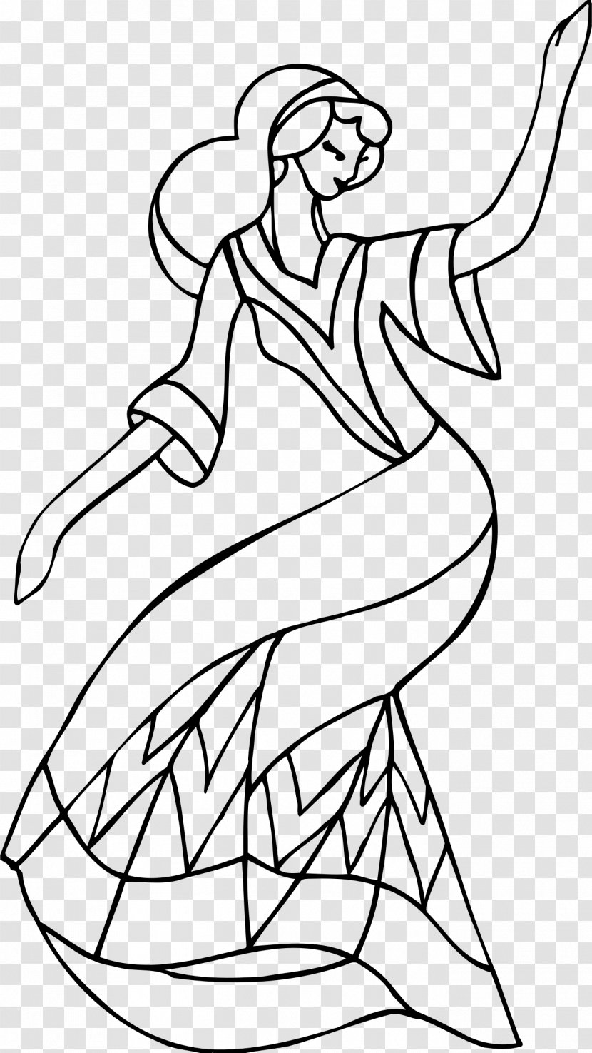 Line Art Dance Move Black And White - Human Behavior - Abstract Transparent PNG