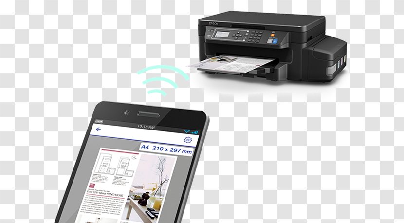 Inkjet Printing Multi-function Printer Image Scanner Hewlett-Packard Transparent PNG