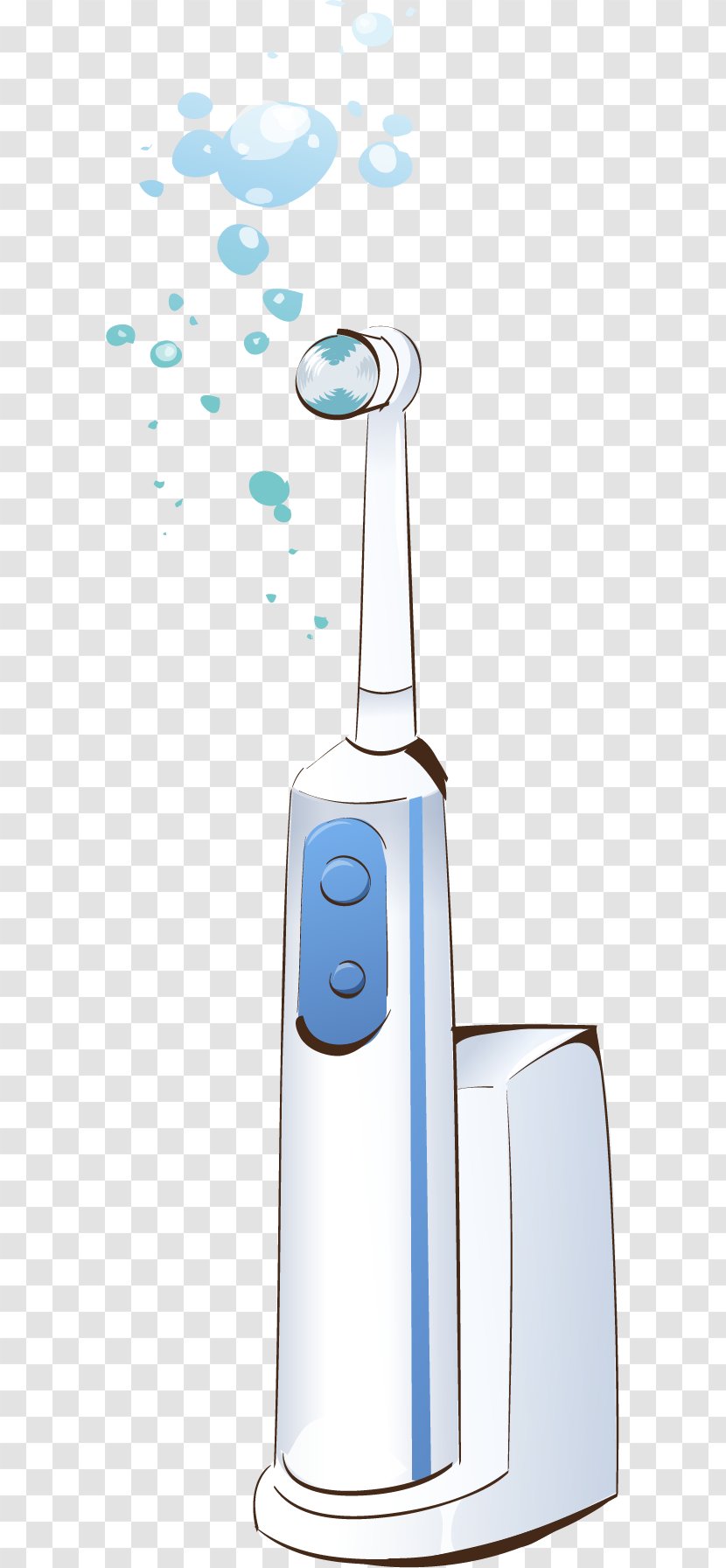 Electric Toothbrush - Vector Painted Transparent PNG