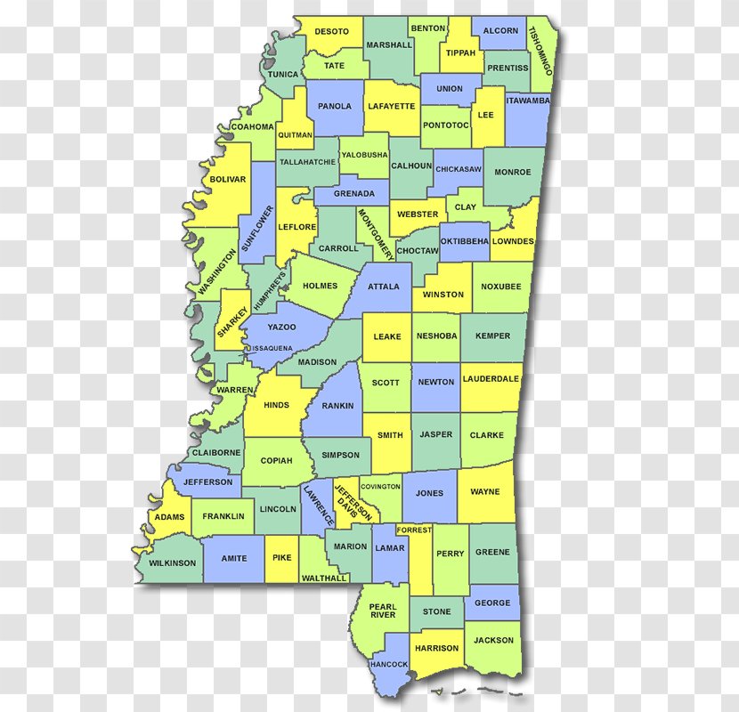 Jackson Gulfport Map Mississippi State Lafayette County, - Hot Transparent PNG