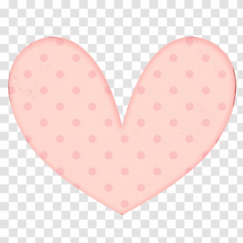 Polka Dot - Pink - Peach Transparent PNG