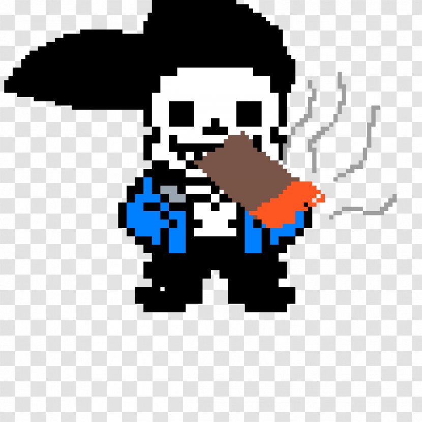 Undertale Pixel Art - Thug Life Transparent PNG