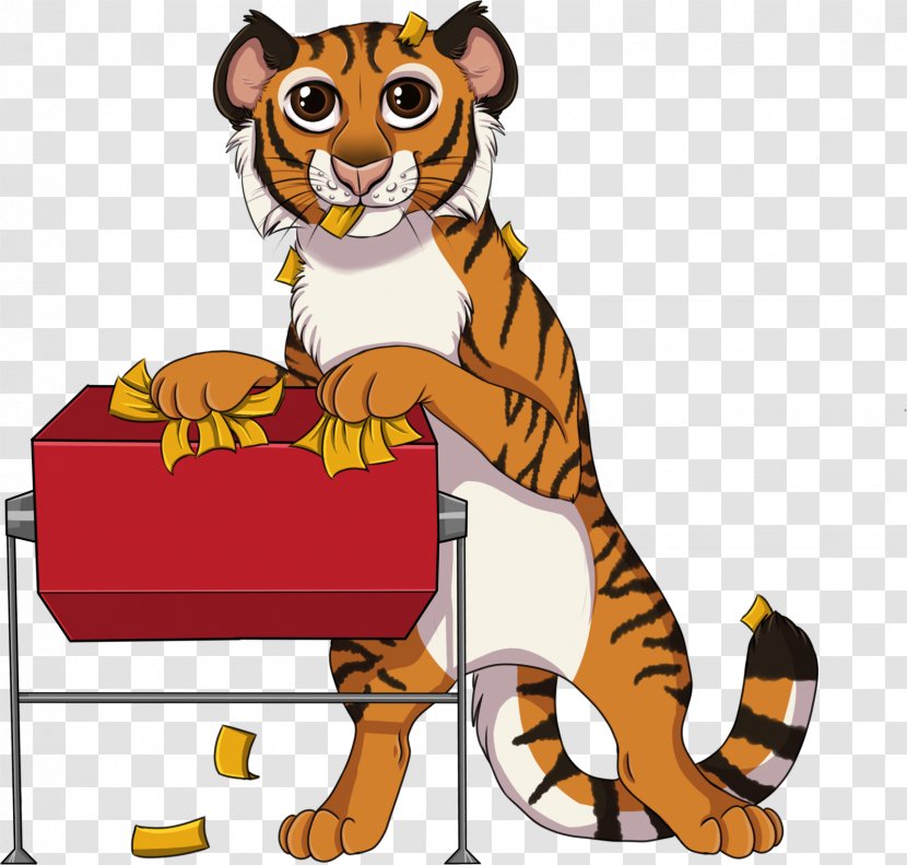 Cat Tiger Lion Clip Art - Organism Transparent PNG