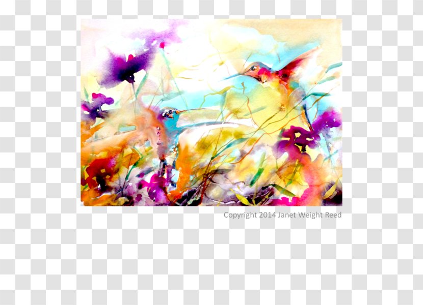 Watercolor Painting Printing Work Of Art - Modern Transparent PNG