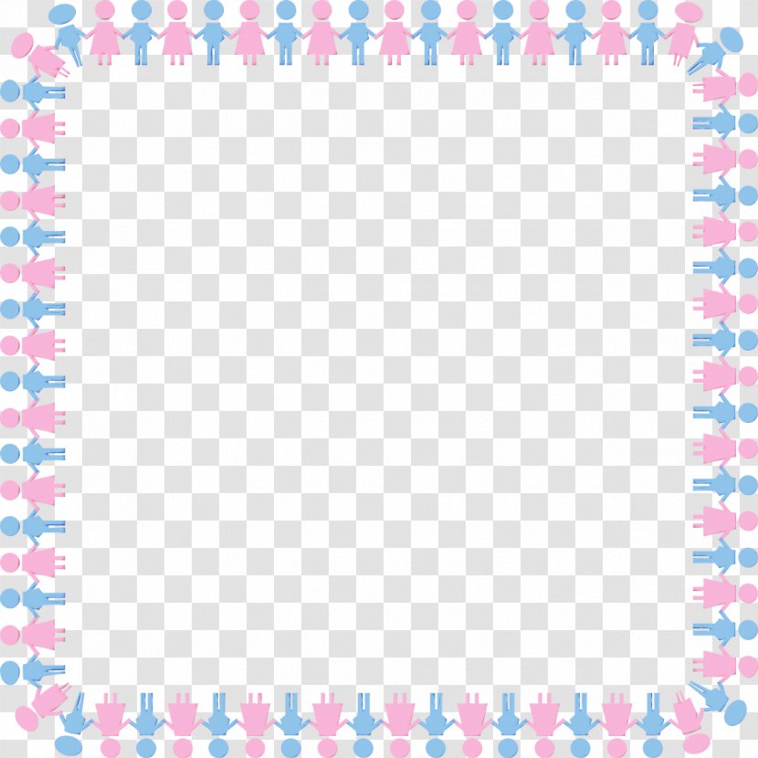 Woman Cartoon - Gender Symbol - Rectangle Pink Transparent PNG