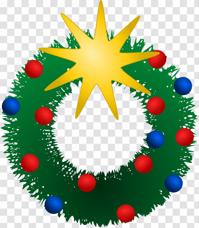 Christmas Wreath Free Content Clip Art - Spruce - Vector Graphics Transparent PNG