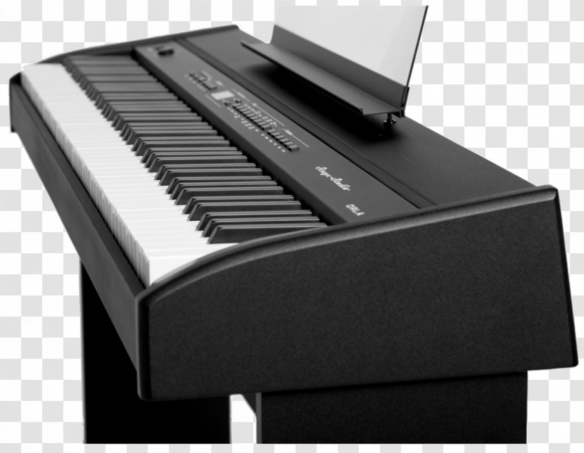 Digital Piano Electric Electronic Keyboard Musical Player - Silhouette - Concert Stage Transparent PNG