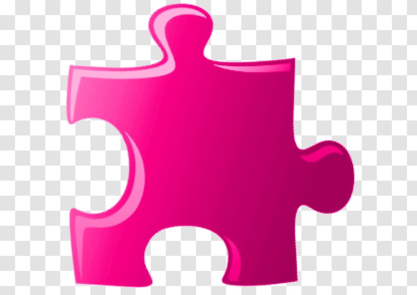 Jigsaw Puzzle Clip Art - Pink - Day Transparent PNG
