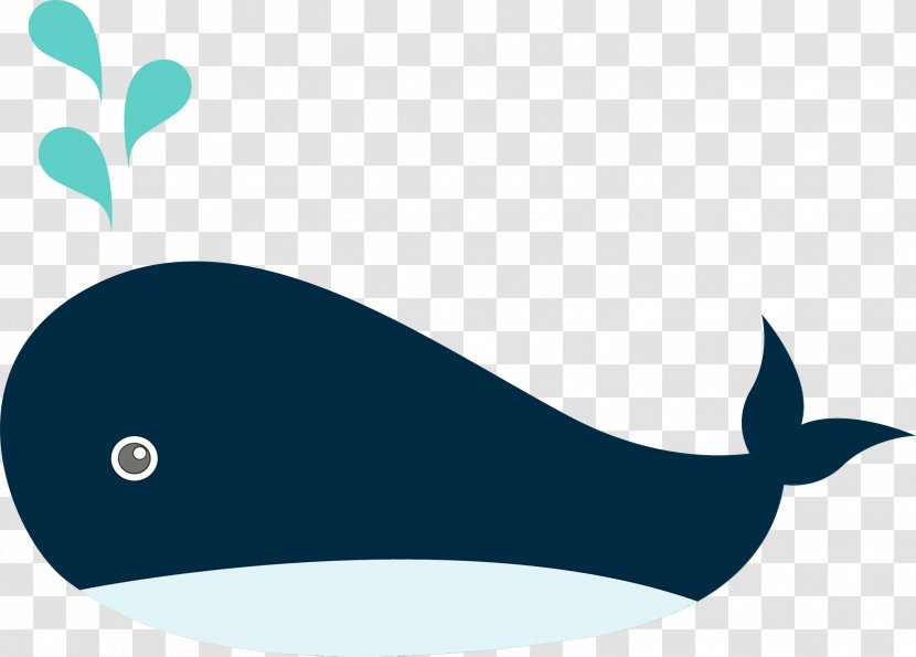 Whale Cartoon - Animal - Logo Blue Transparent PNG