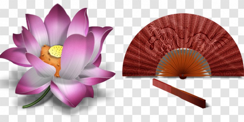 ICQ ICO Download Icon - Internet - Lotus Chinese Style Material Transparent PNG