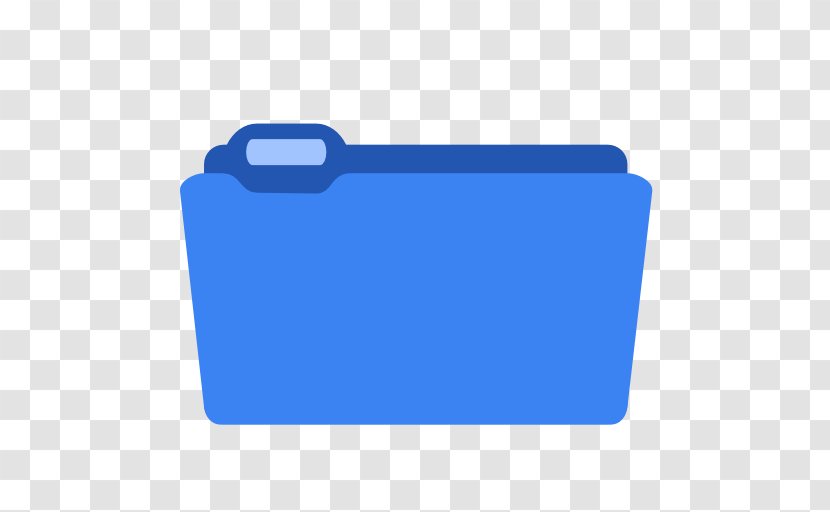 Electric Blue Angle Cobalt - System Folder Transparent PNG