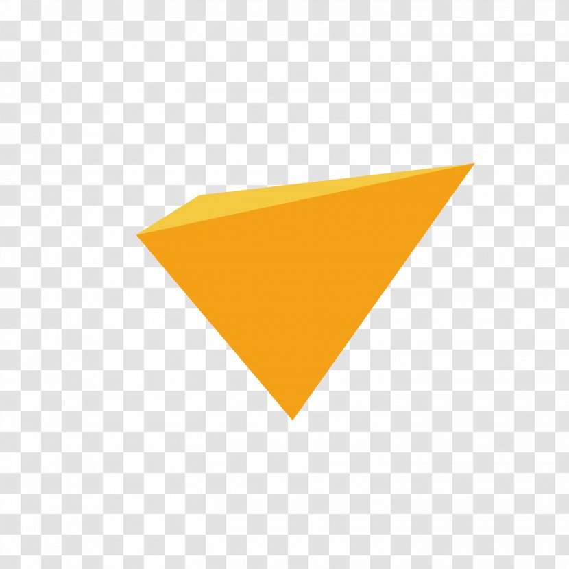 Yellow Triangle - Product Design Transparent PNG