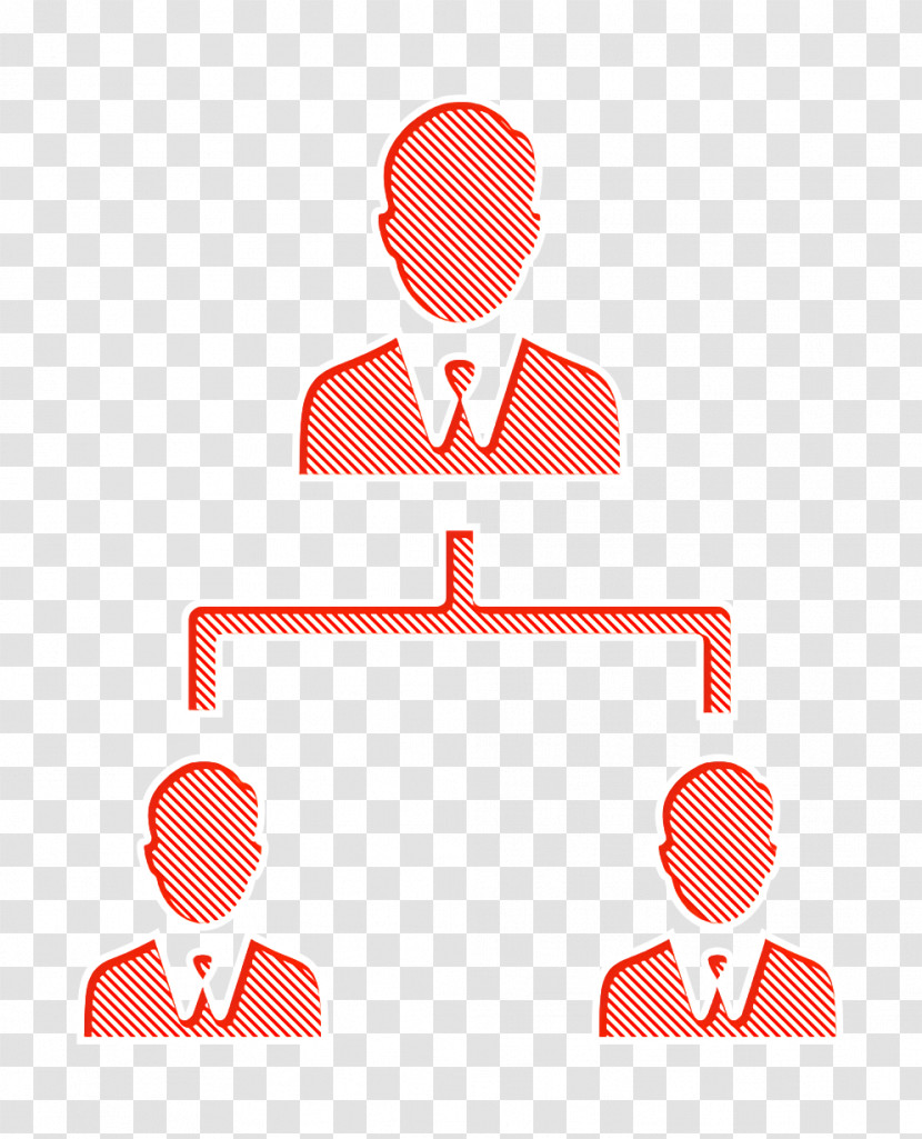 Hierarchical Structure Icon Boss Icon Business Seo Elements Icon Transparent PNG