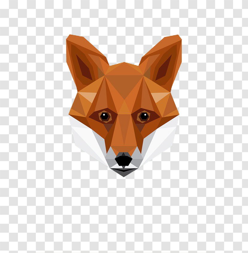Red Fox Paper Illustration - Whiskers - Cartoon Transparent PNG