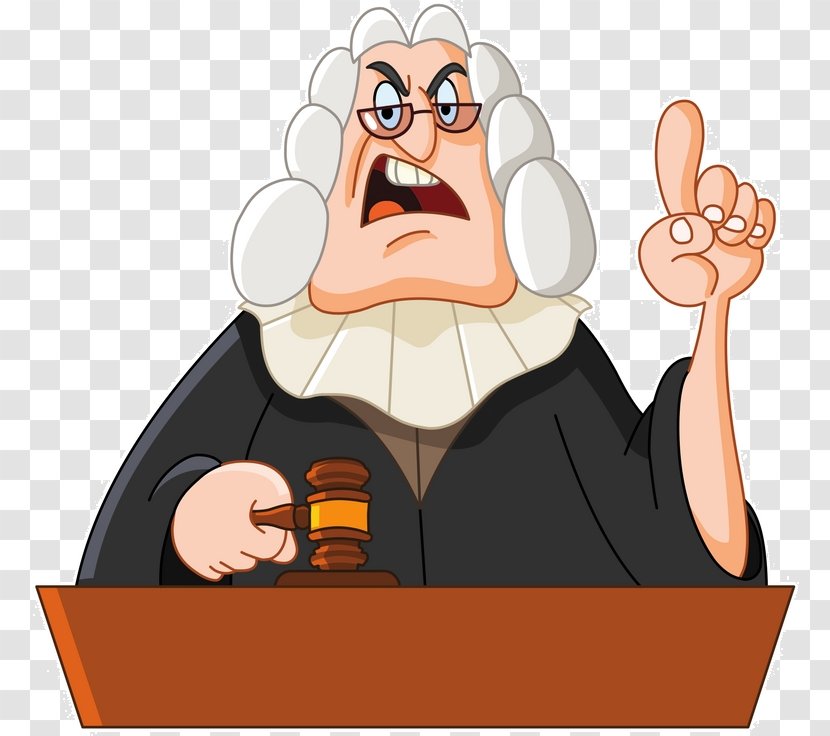 United States Supreme Court Trial Judge - Cartoon Transparent PNG