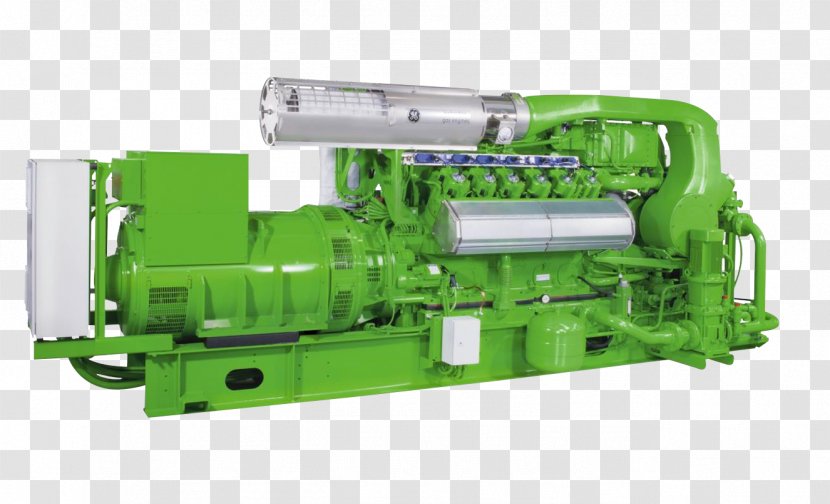 Electric Generator GE Jenbacher GmbH & Co OHG Gas Engine Газопоршнева електростанція - Cylinder Transparent PNG
