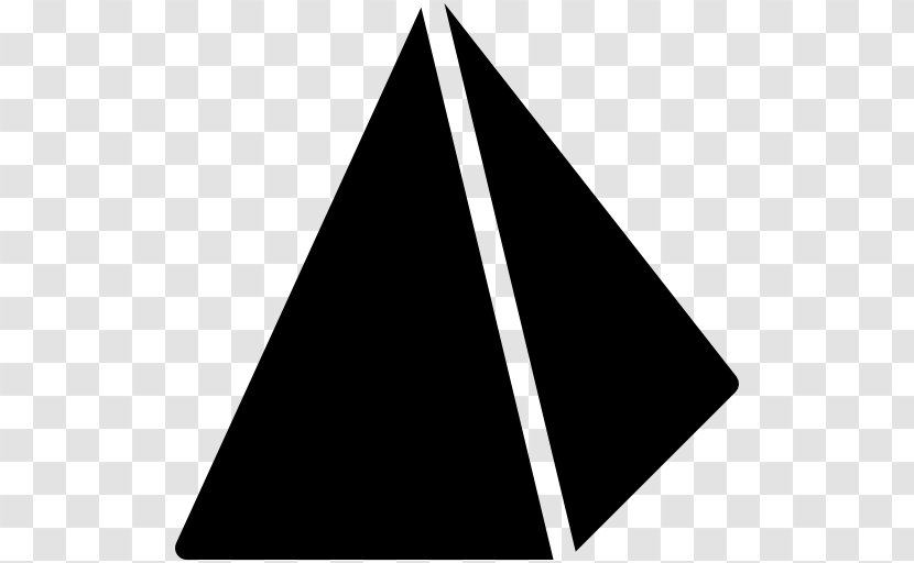 Triangle Pyramid Point Geometry Shape - Tetrahedron Transparent PNG