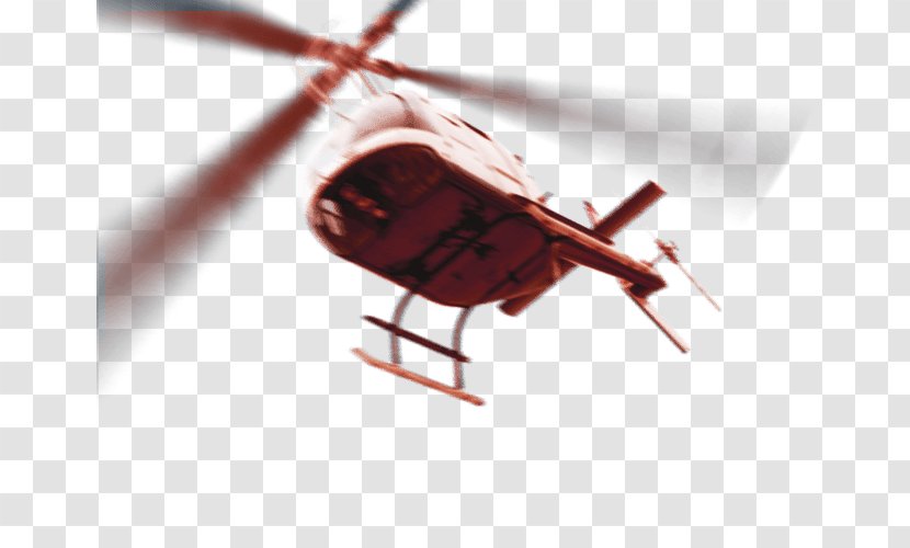 Helicopter Airplane - Drawing - Crimson Bottom Of Flight Transparent PNG