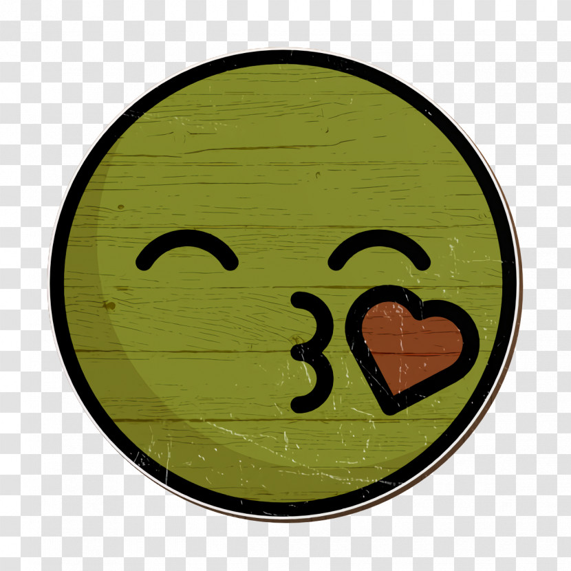 Kiss Icon Emoji Icon Transparent PNG