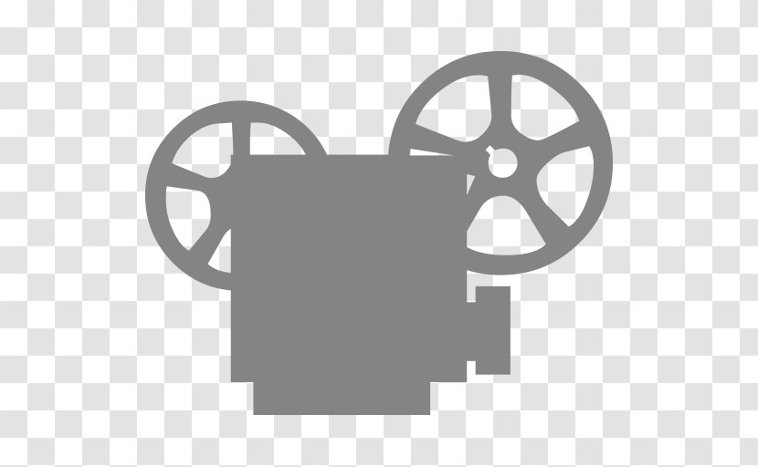 Film Movie Projector Royalty-free - Black And White - Emoji Cast Transparent PNG