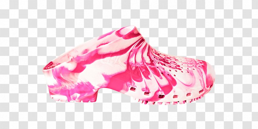 Slipper Clog Shoe Clothing Slide - Robe Di Kappa - Pink Pineapple Transparent PNG