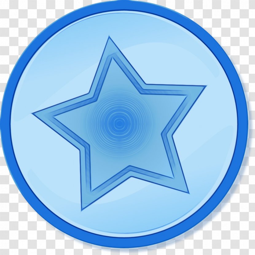 Blue Cobalt Electric Circle Symbol - Logo Transparent PNG