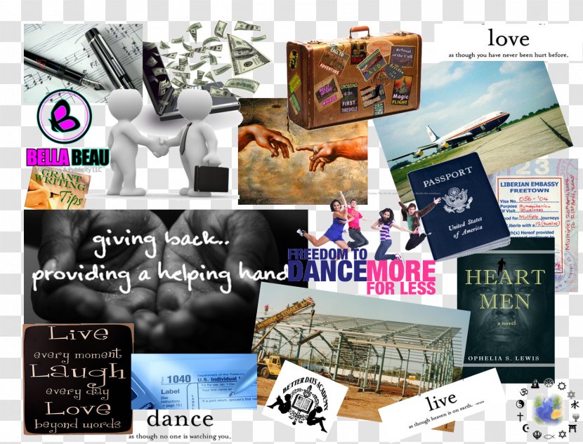 Dream Board Collage Graphic Design Advertising - Brand - Vision Transparent PNG
