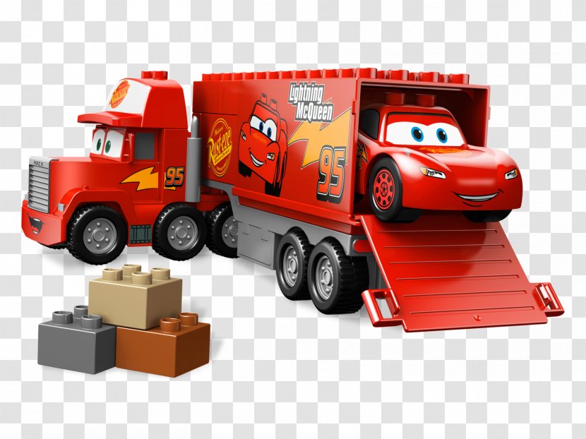 Lightning McQueen Cars Mater-National Championship Mack Trucks - Pixar - Mc Queen Transparent PNG