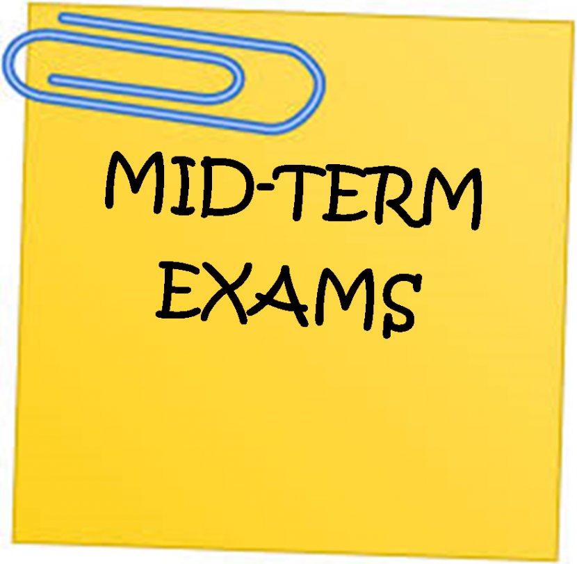 Newark High School Student Midterm Exam National Secondary Test - Mid-Term Cliparts Transparent PNG