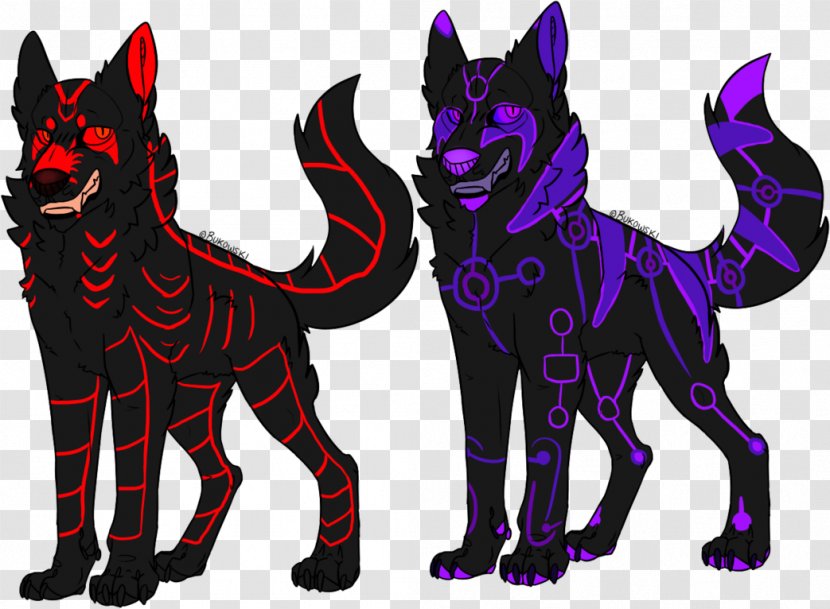 Cat Dog Illustration Canidae Demon - Vertebrate Transparent PNG