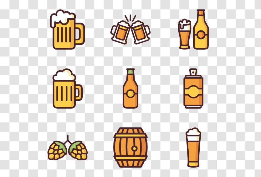 Beer Pack - Yellow - Pint Transparent PNG