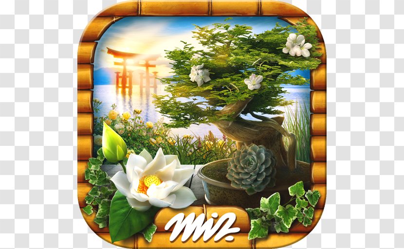 Mystery Objects Zen Garden – Searching Games New Hidden Object Shuffle 'n Slide Brain Game Escape -Abandoned Mansion - Plant - Android Transparent PNG