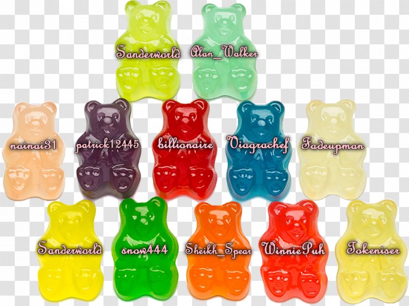 Gummi Candy Gummy Bear Flavor Albanese - Jelly Babies Transparent PNG