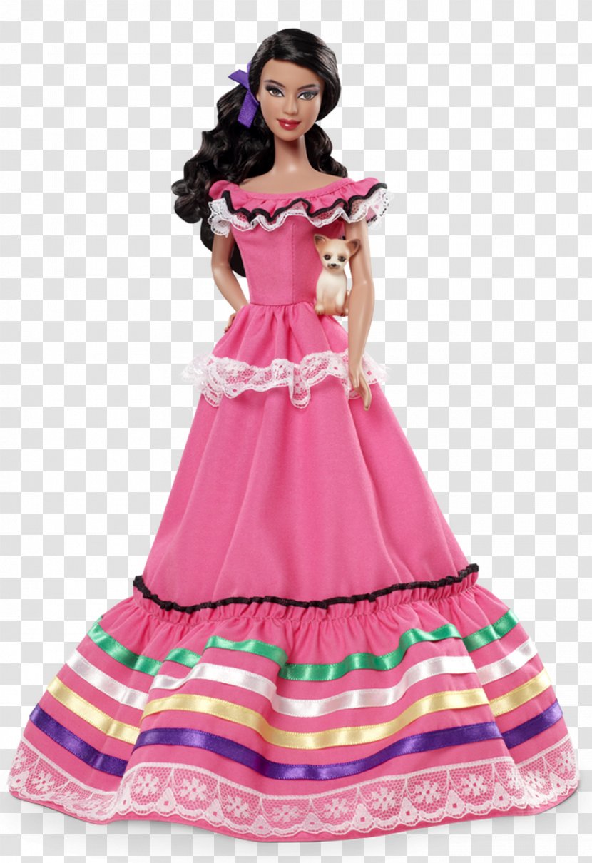 Barbie Doll Mattel Toy Dress Transparent PNG