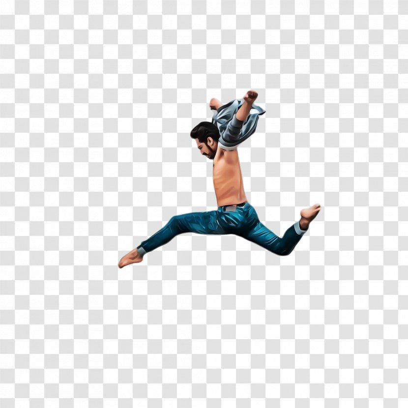 Person Cartoon - Jumping - Fictional Character Sportswear Transparent PNG