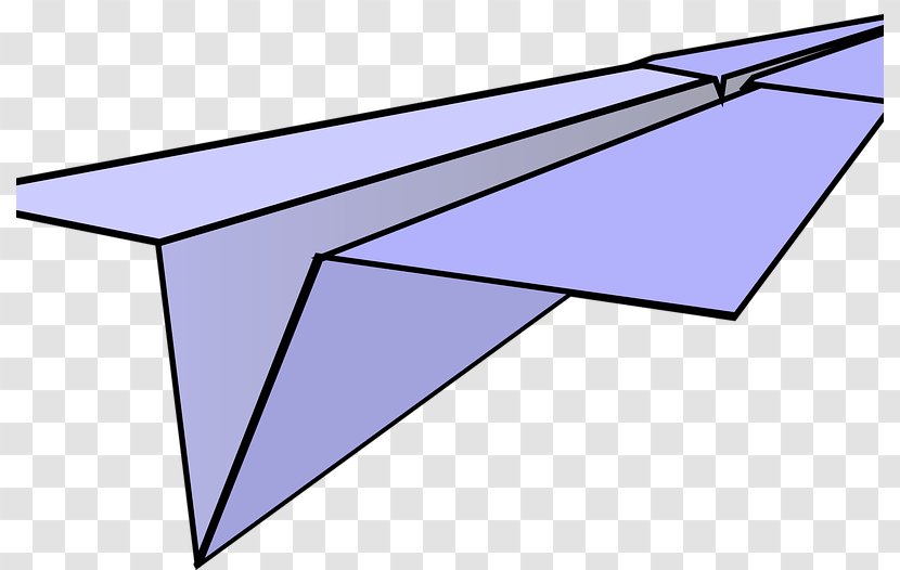 Paper Airplane Drawing - Triangle Table Transparent PNG