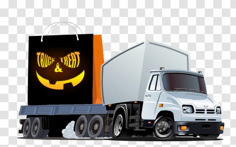Tire Cartoon Van Truck - Mode Of Transport - Car Transparent PNG