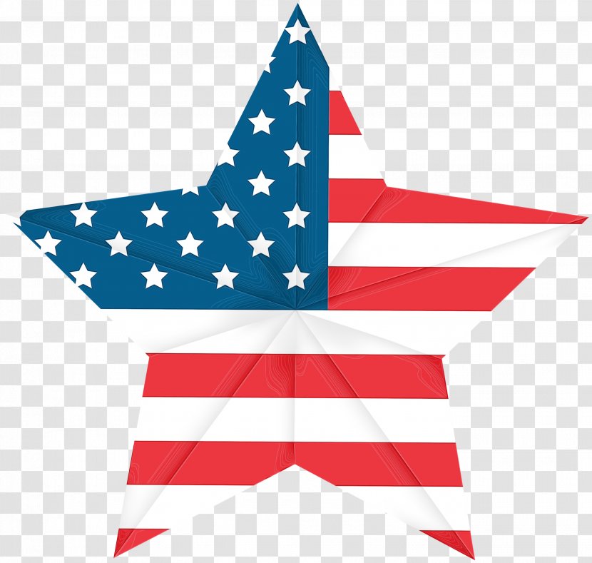 Flag Of The United States Clip Art - Star Transparent PNG