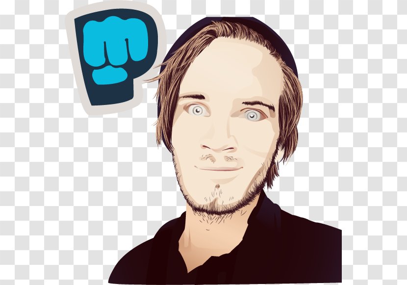 PewDiePie Drawing YouTube Fan Art - Cool - Youtube Transparent PNG