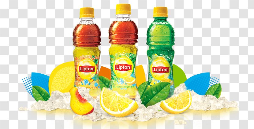 Iced Tea Lemon-lime Drink Fizzy Drinks Green - Lipton - Ice Transparent PNG