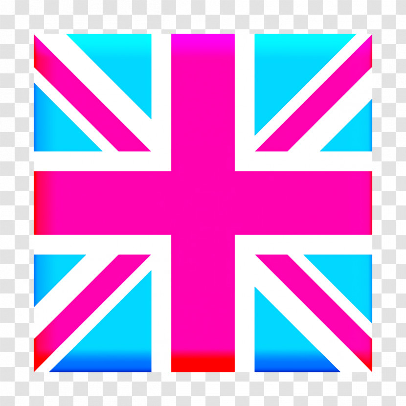 United Kingdom Icon Uk Icon Square Country Simple Flags Icon Transparent PNG