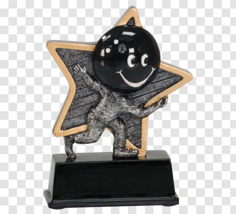 Trophy Award Ten-pin Bowling Commemorative Plaque - Figurine Transparent PNG