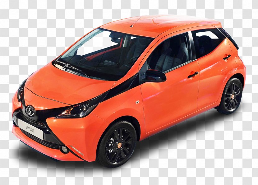 City Car Toyota Vitz Citroxebn C1 - Bumper - Orange Aygo Transparent PNG