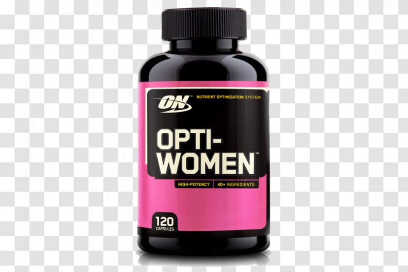 Dietary Supplement Optimum Nutrition Opti-Women - Multivitamin - 120 Capsules Vitamin Opti Women CápsulasCapacitación Transparent PNG
