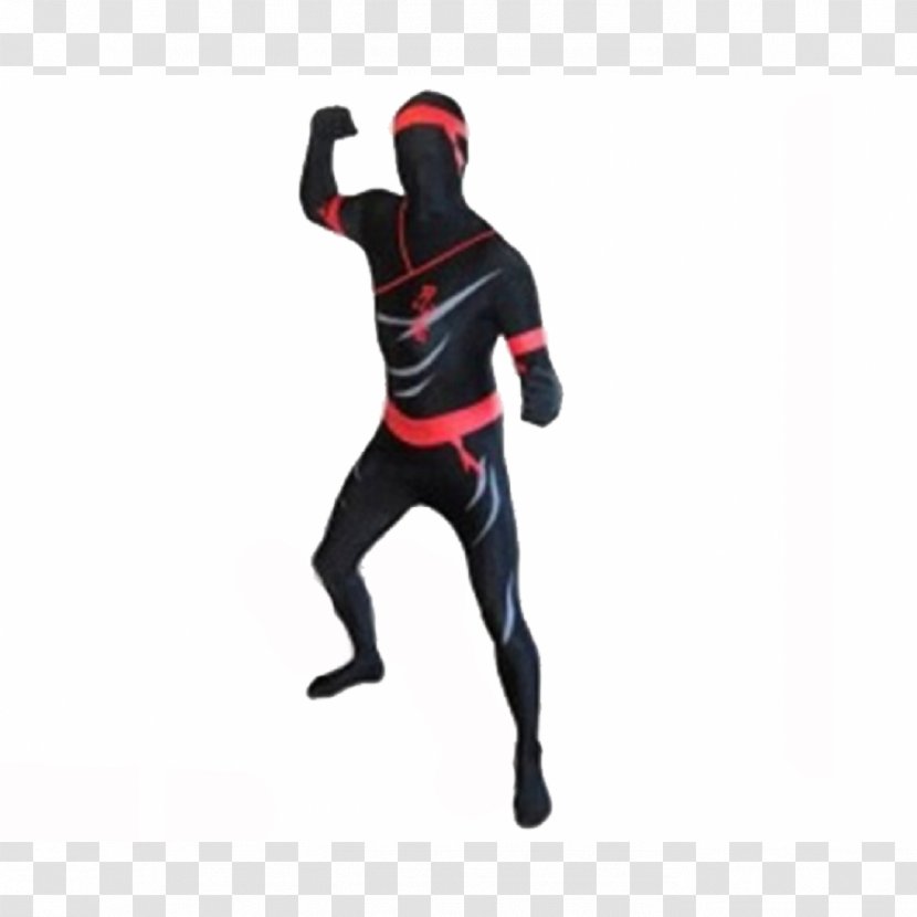 Costume Party Morphsuits Ninja - Red - Suit Transparent PNG