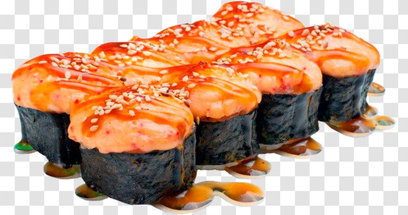 California Roll Makizushi Unagi Sushi Shrimp - Recipe Transparent PNG