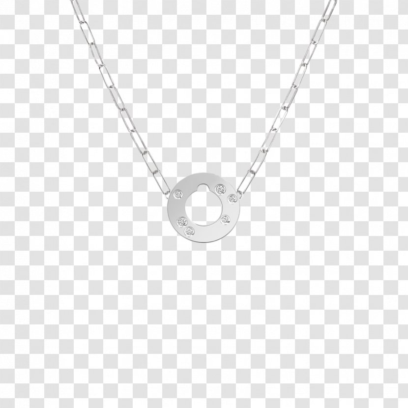 Locket Necklace Silver Body Jewellery - Chain Transparent PNG