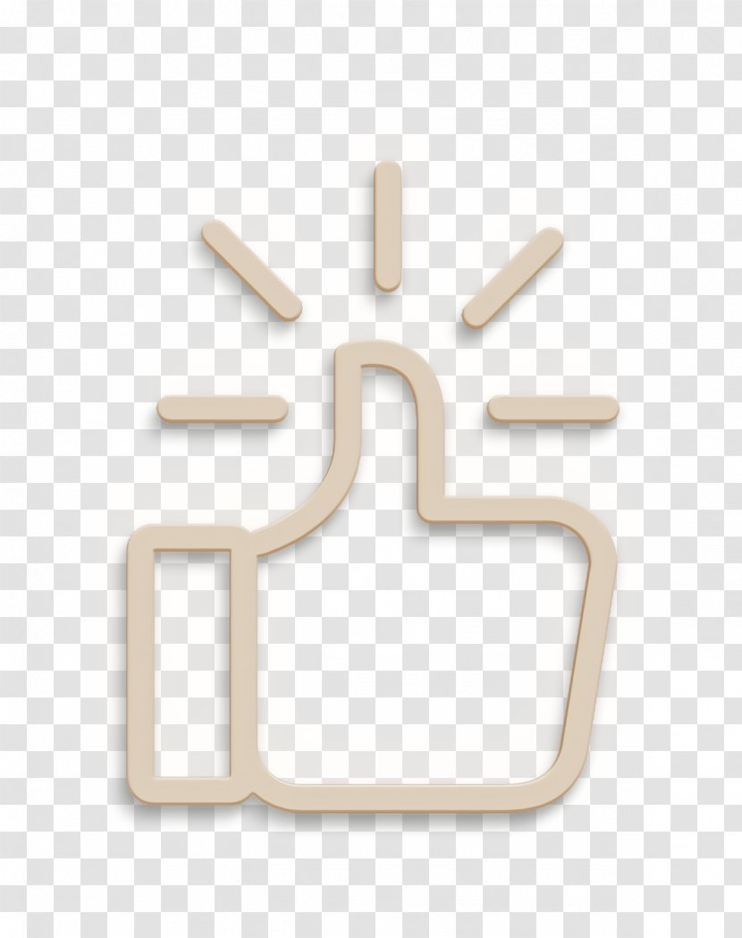 Gestures Icon Like Business SEO - Logo - Beige Transparent PNG