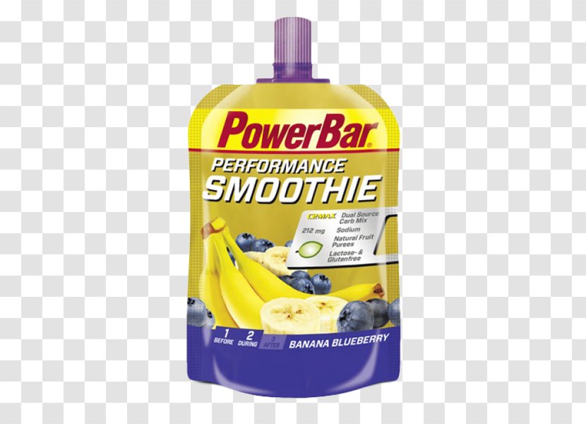 Smoothie Sports & Energy Drinks PowerBar Gel Fruit - Peach - Banana Shakes Transparent PNG